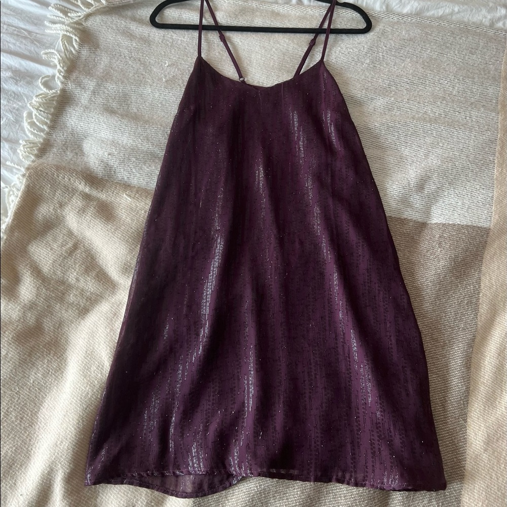 Dark purple Francesca’s Dress